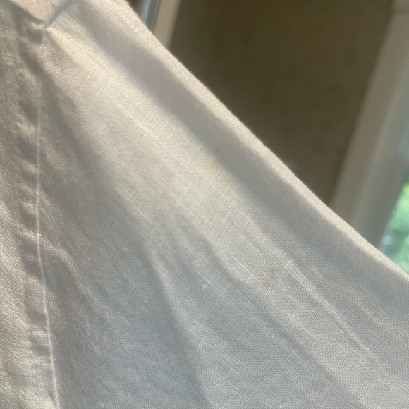 Women’s Tahari Linen Tunic button up shirt . medium - Picture 6 of 8